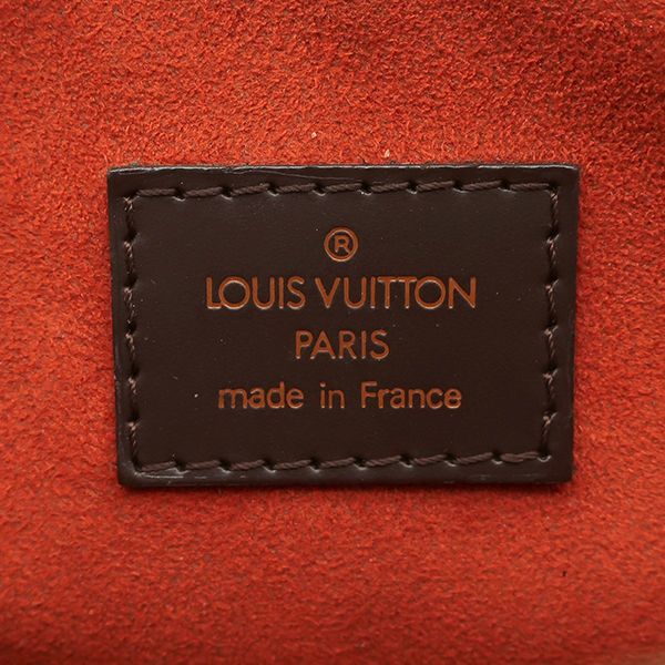 Louis Vuitton Shoulder Bag Pochette Ipanema Damier Canvas Damier Ebene Gold