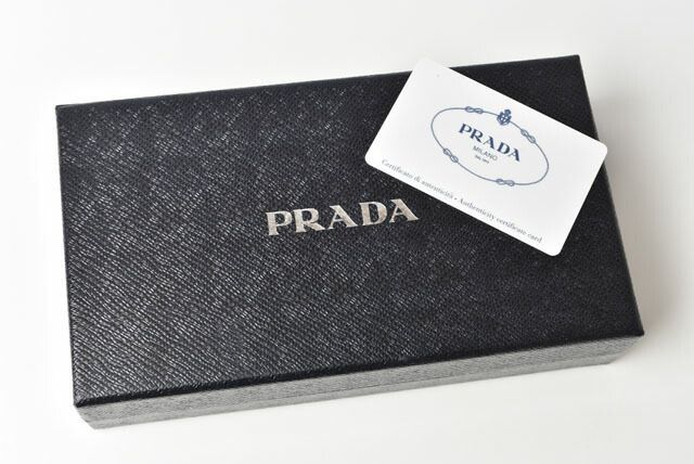 Prada Wallet Prada Long Wallet 1m0506 Saffiano Metal Shape Pressed Leather