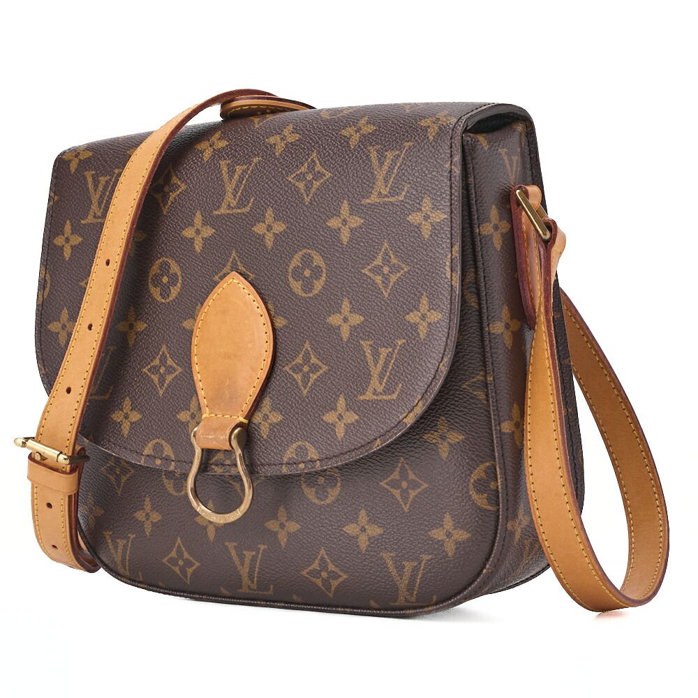 Louis Vuitton Monogram Saint-cloud Shoulder Bag M51243 Brown (gold Hardware)