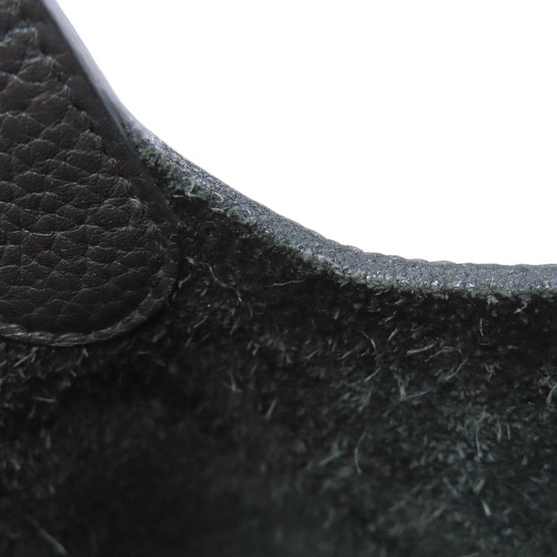 Hermes Picotin Lock MM Silver Hardware Handbag Togo Women