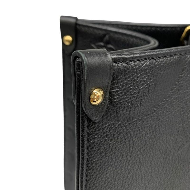 1314 Louis Vuitton Tote Shoulder Bag On The Go MM M45595 Monogram Noir Black