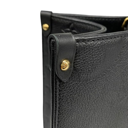 1314 Louis Vuitton Tote Shoulder Bag On The Go MM M45595 Monogram Noir Black