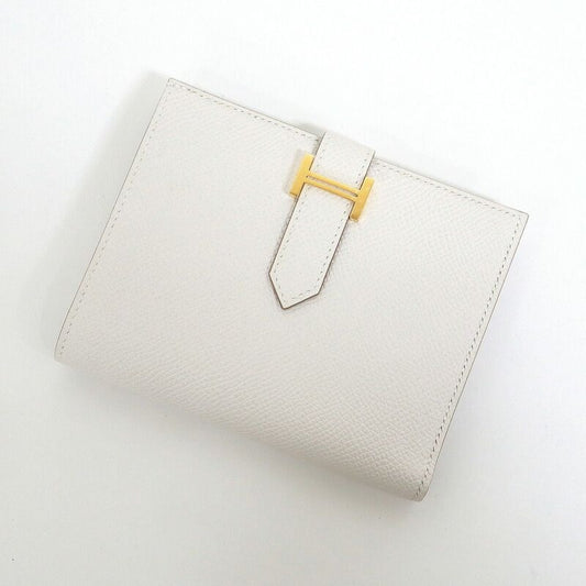 Hermes Bearn Compact Bifold Wallet Epsom Cles Gold