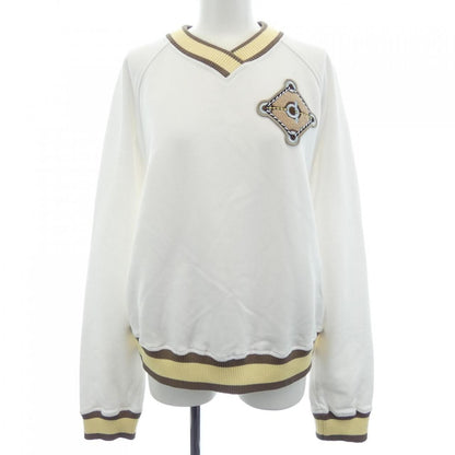 Hermes Sweatshirt White 40 Yellow Brown