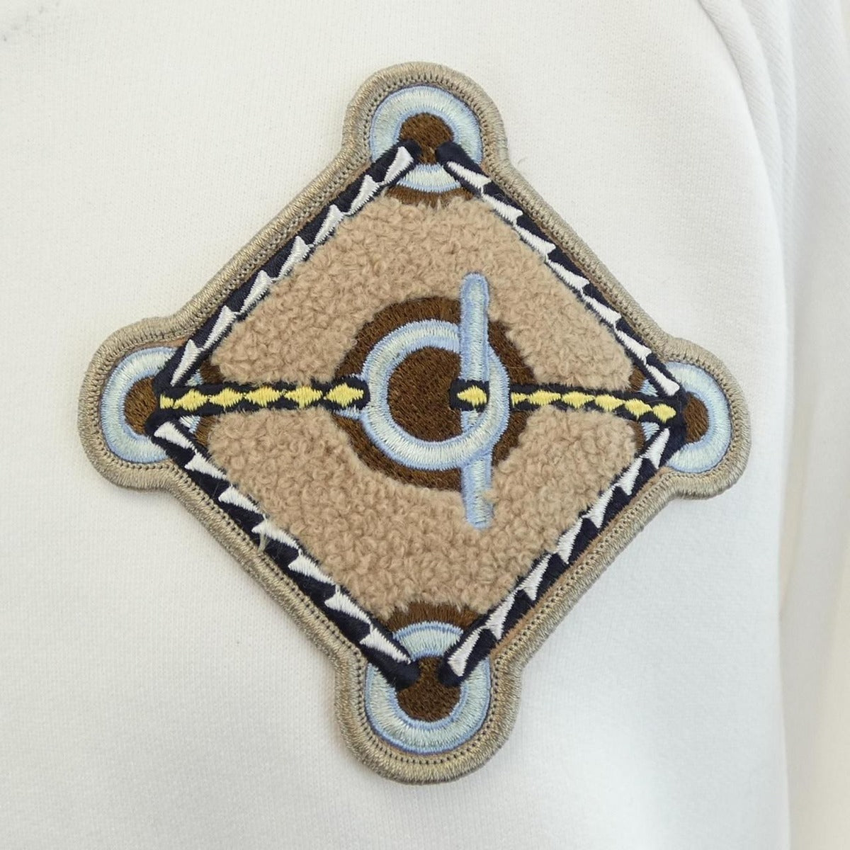 Hermes Sweatshirt White 40 Yellow Brown — view 8