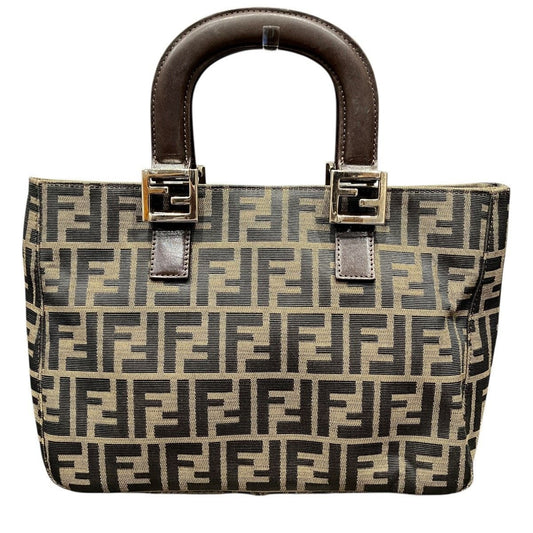 Fendi Handbag Nylon Leather