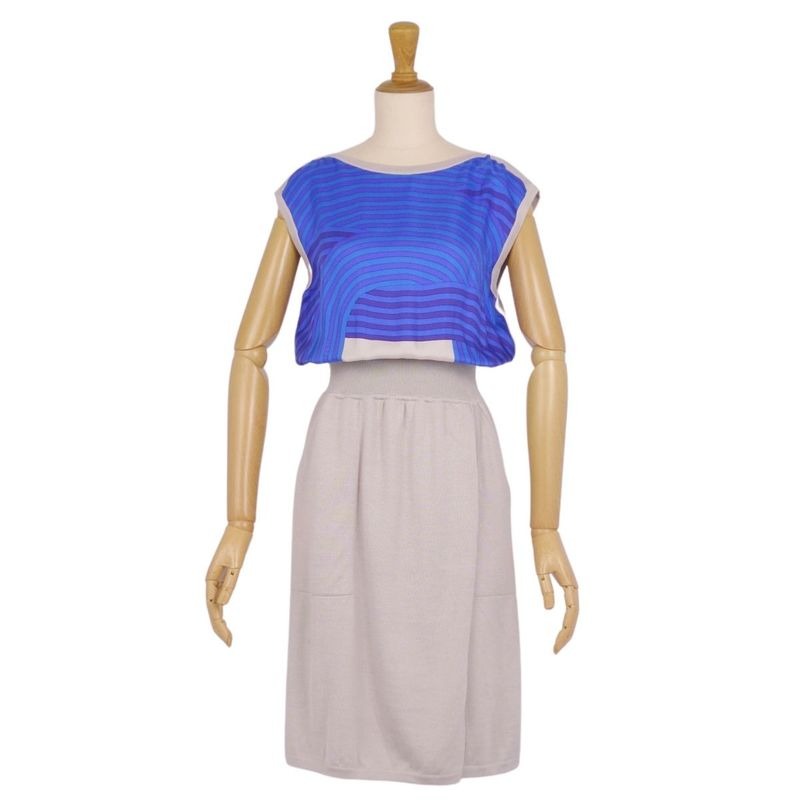 Hermes Dress Sleeveless Knit Cashmere Silk — view 2