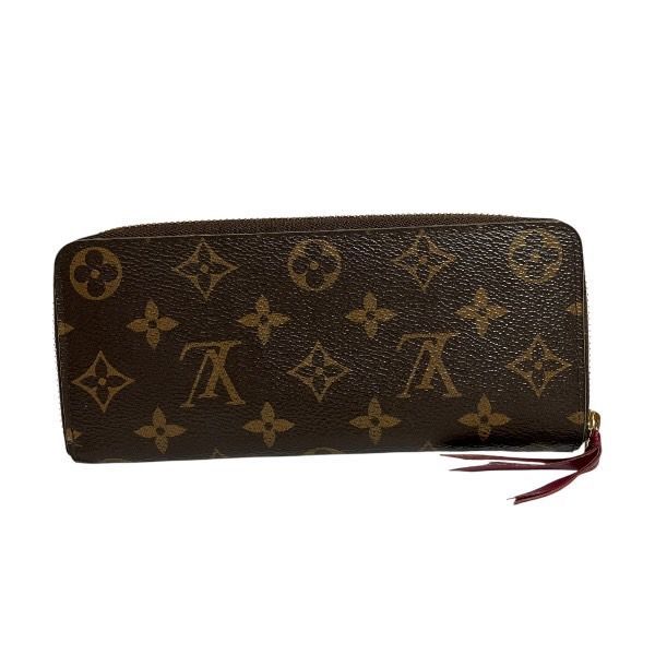 Louis Vuitton Monogram Portefeuille Cles Mance M60742 Round Zip Long Wallet