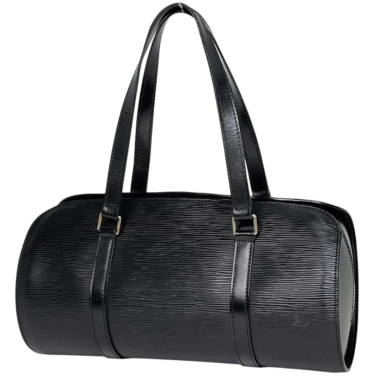 Louis Vuitton Cylindrical Handbag Hand Wow Epi Wa Noir Black