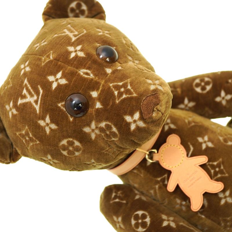 Louis Vuitton Monogram Doudou Teddy Bear Limited Edition 2021 Gi0739 Velour
