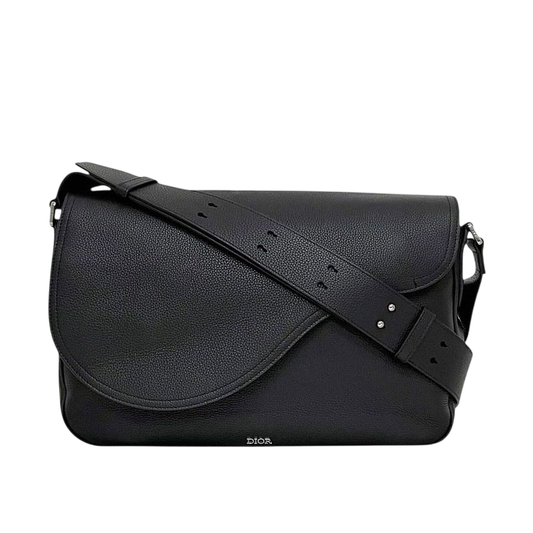 Christian Dior Messenger Bag Black Homme Saddle
