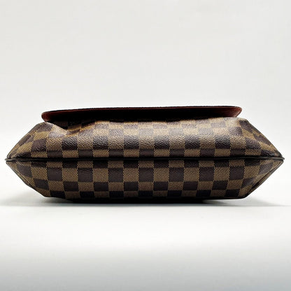 Louis Vuitton Damier Musette N51302 Brown Shoulder Bag Ladies Gold Hardware