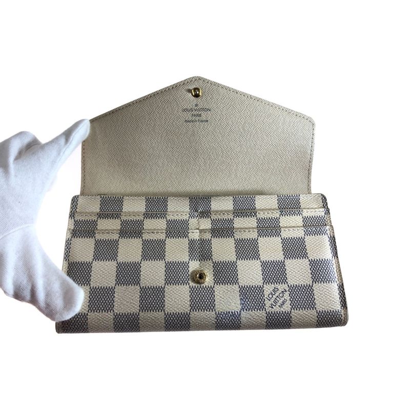 Louis Vuitton Damier Azure Portefeuille Sarah Long Wallet N63208