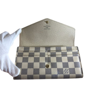 Louis Vuitton Damier Azure Portefeuille Sarah Long Wallet N63208
