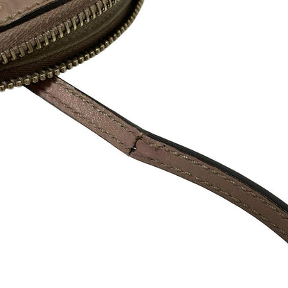 Gucci Shoulder Bag Bree Stripe Line 323673 Pink Beige Leather