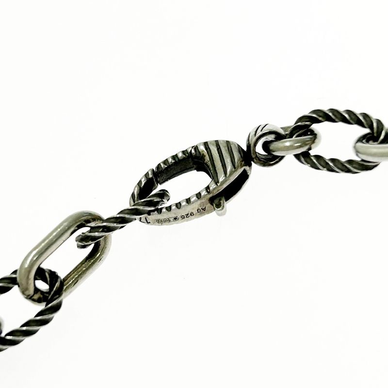 Gucci Silver Interlocking G Bracelet 15.1g 925 Engraved 368418 Bracelet