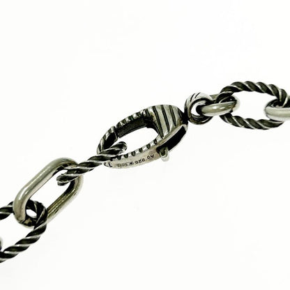 Gucci Silver Interlocking G Bracelet 15.1g 925 Engraved 368418 Bracelet