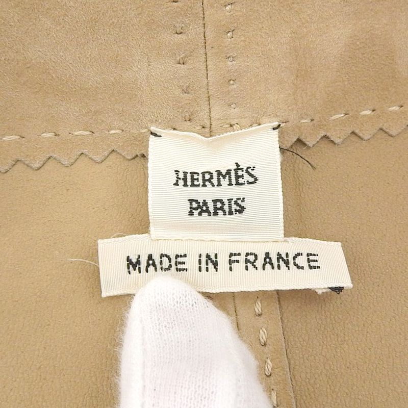 Hermes 2011aw Lemaire 1st Collection Runway No12 Goth Leather Dress 38