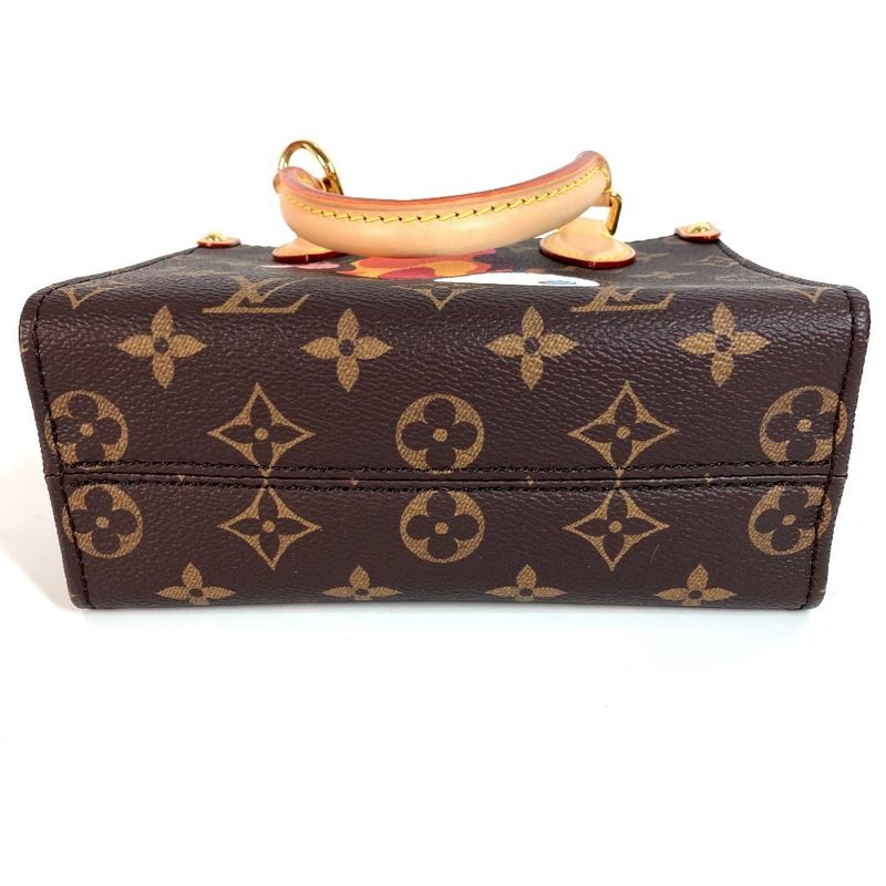 Louis Vuitton Handbag On The Go BB M13668 Monogram Canvas Brown