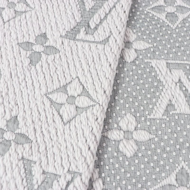 Louis Vuitton M74742 Echarpe Logomania Wool Silk Monogram Fringe