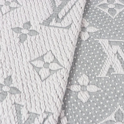 Louis Vuitton M74742 Echarpe Logomania Wool Silk Monogram Fringe