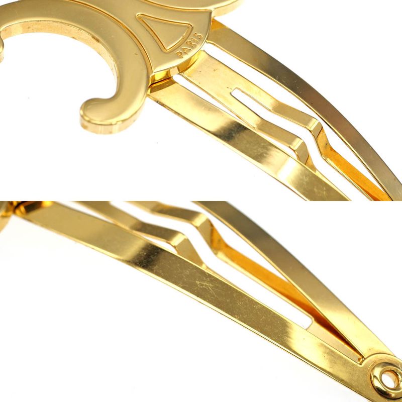 Celine Snap Hair Clip Set Of 2 46z656bsl 35OR Gold Color Hair Accessory
