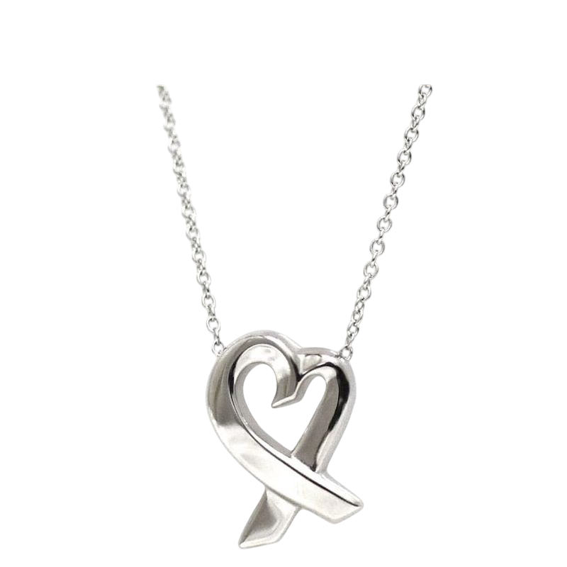 Tiffany & Co Loving Heart Necklace Ec22788 Silver