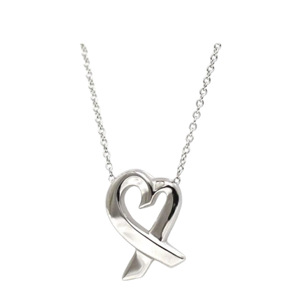 Tiffany & Co Loving Heart Necklace Ec22788 Silver