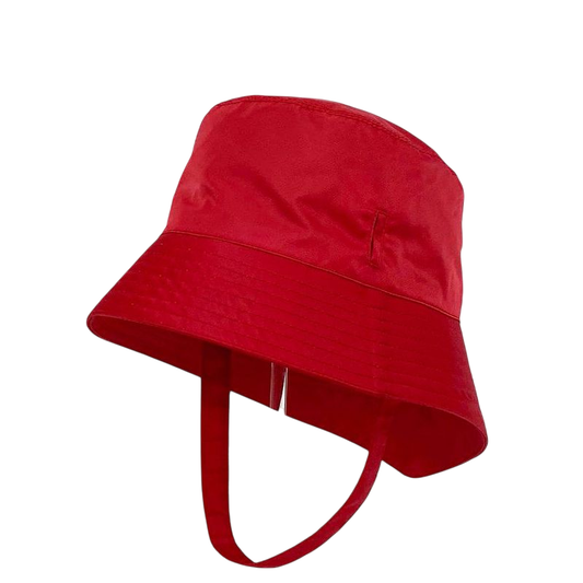 Prada Hat Red 2hc280 Excellent Condition Cleaned