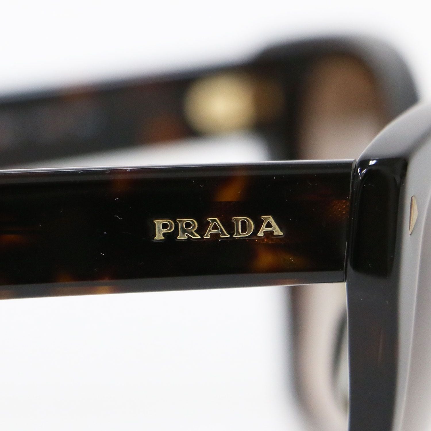 Prada Sunglasses Brown Acetate Gradient Logo Tortoiseshell — view 5