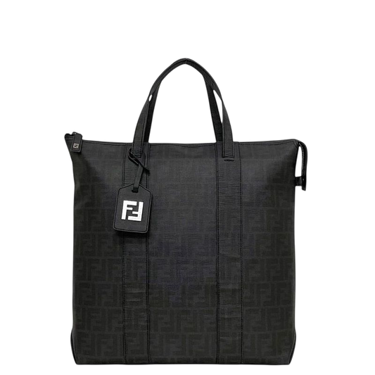 Fendi Tote Bag Black Zucchino 2288 7va196 UZD