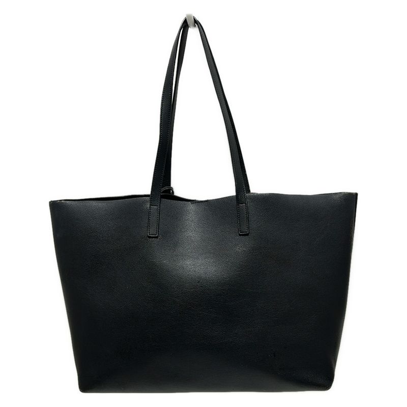 Saint Laurent Paris Tote Bag Shopping Tote 394195 Black Leather