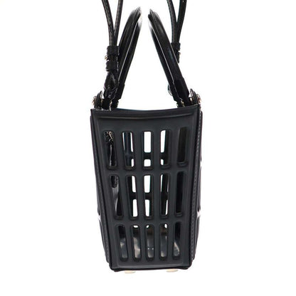 Balenciaga Mag Bag Small Mag Basket Small Shoulder Bag 677993 Black