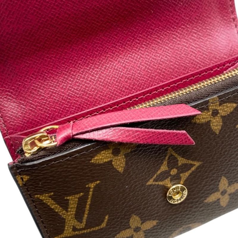 Louis Vuitton Coin Case Portmonnaie Rosalie M41939 Monogram Fuchsia Pink Louis