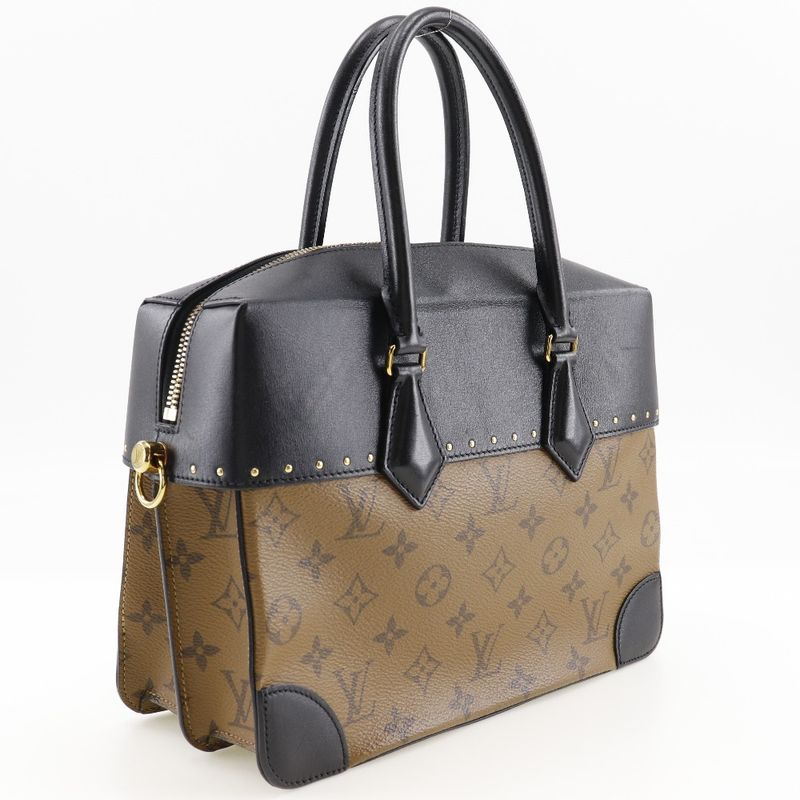 Louis Vuitton City Mal M43595 X Monogram Reverse Black/brown Ba0158 Ladies