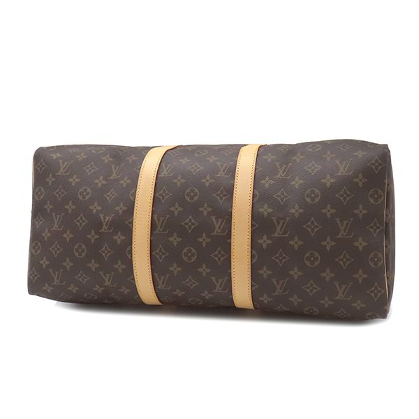 Louis Vuitton Boston Bag Keepall 50 Monogram Canvas Monogram Gold Hardware