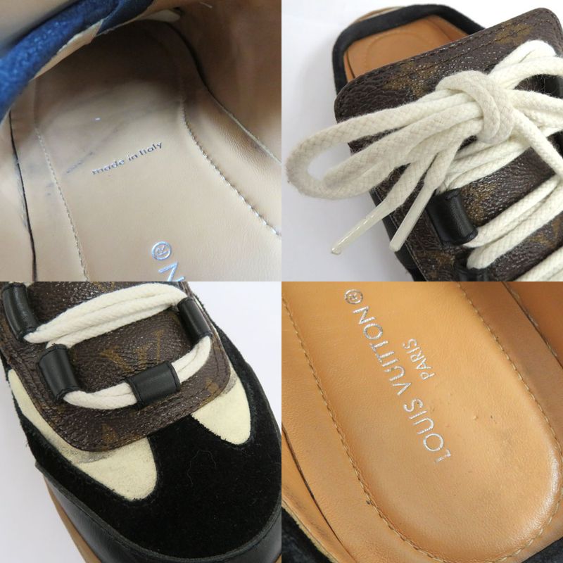 Louis Vuitton Ruth Line Sneakers - 1abvq8 Monogram 37.5 Noir Black