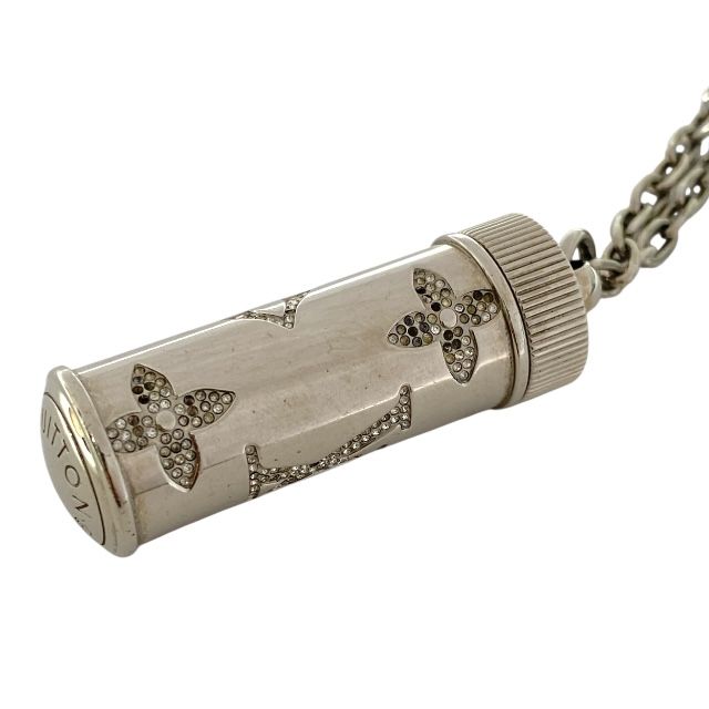 Louis Vuitton M68248 Monogram Strass Pill Case Necklace Pendant Chain Logo