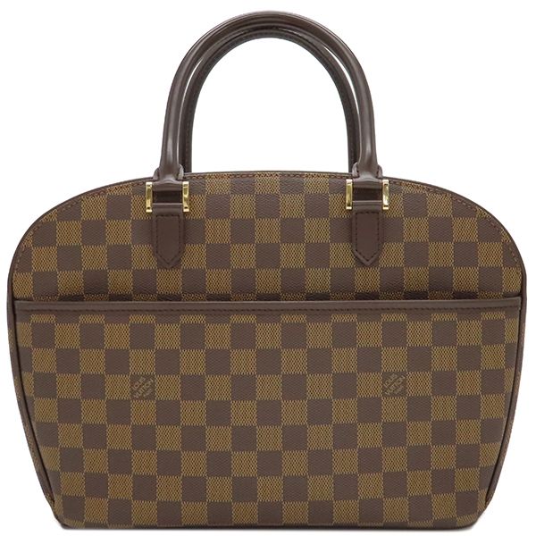 Louis Vuitton Handbag Sarria Orizontal Damier Canvas Damier Ebene Gold Hardware