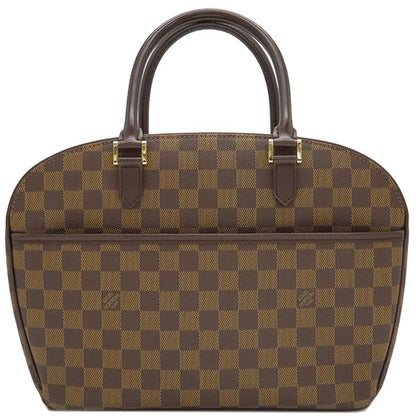 Louis Vuitton Handbag Sarria Orizontal Damier Canvas Damier Ebene Gold Hardware