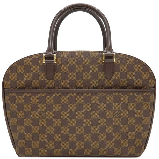 Louis Vuitton Handbag Sarria Orizontal Damier Canvas Damier Ebene Gold Hardware