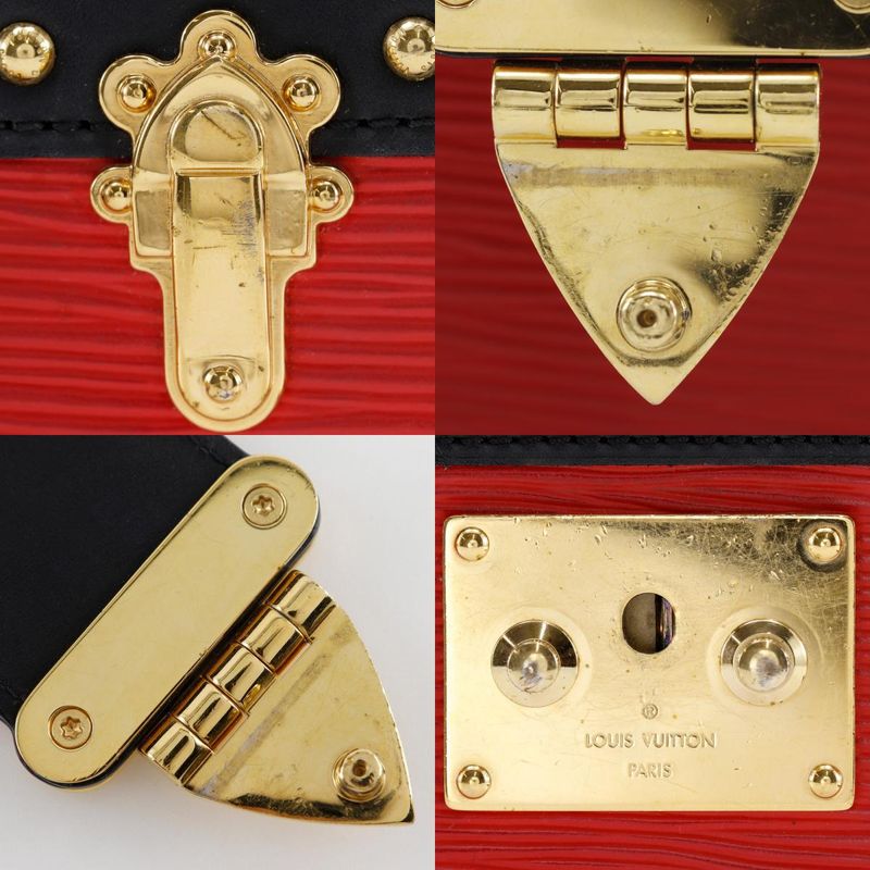 Louis Vuitton Trunk Clutch 2WAY Clutch M51697 Epi Leather Rouge Red Ladies