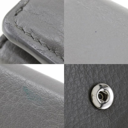 Balenciaga Paper Wallet Calf Unisex Trifold Wallet