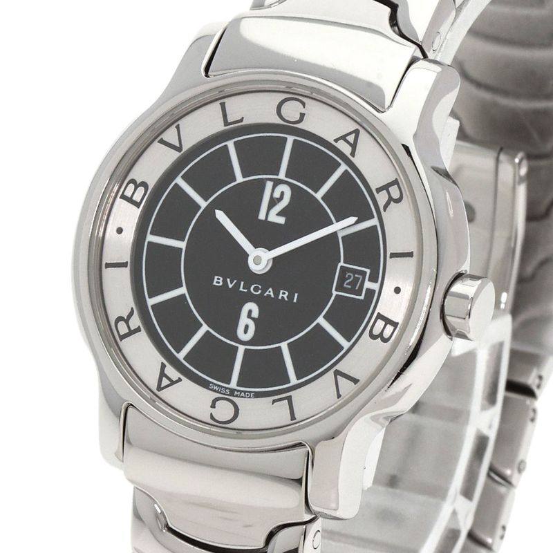 Bvlgari Bulgari St29s Solo Tempo Watch SS Ladies