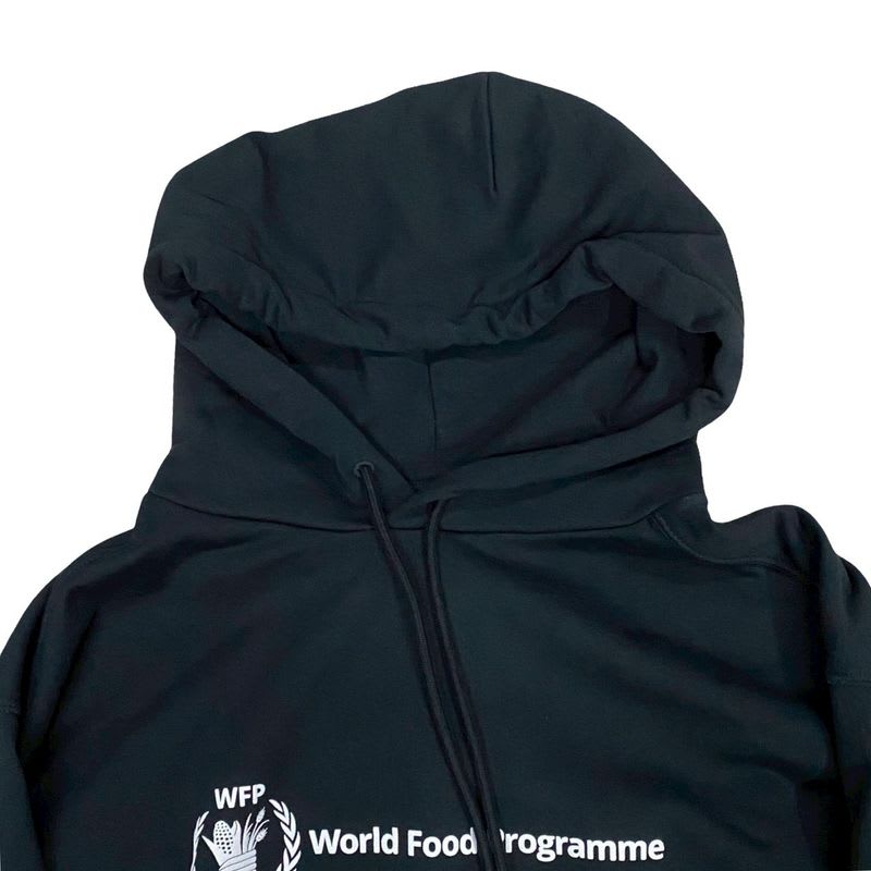 Balenciaga WFP World Food Programme Cotton Hoodie XS Size Men's Black