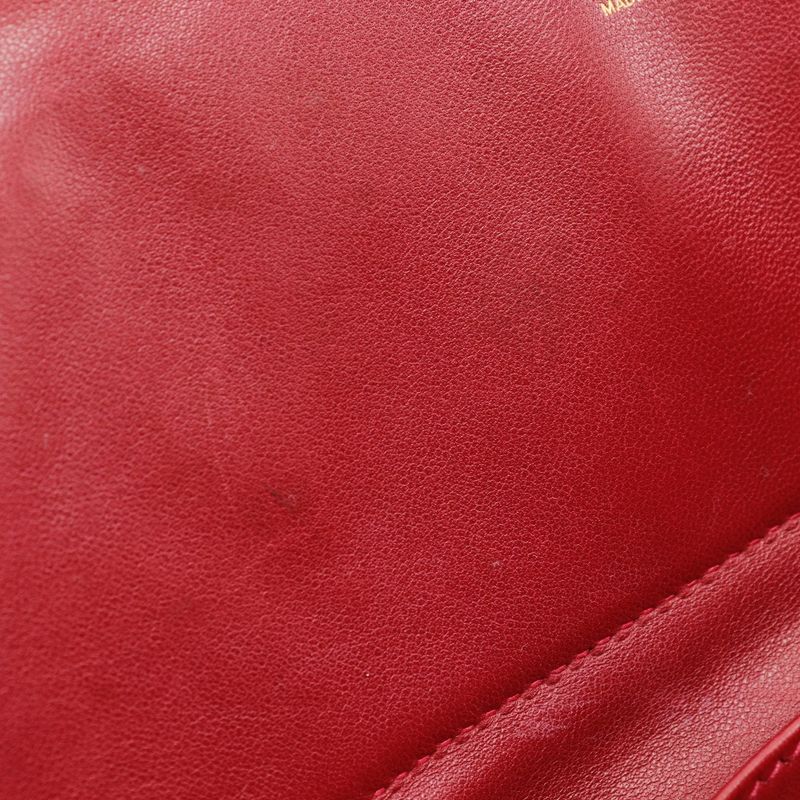 Hermes Bolide 35 2WAY Shoulder Taurillon Clemence Red/gold Hardware □G Ladies