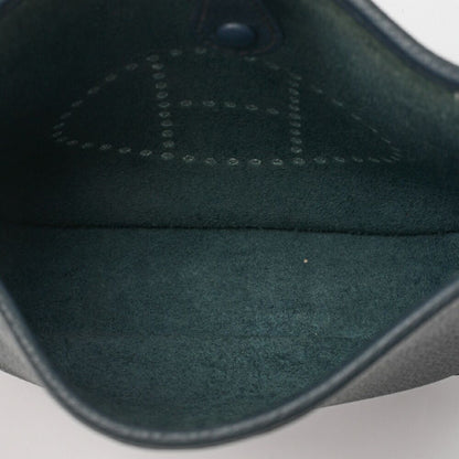 Hermes Evelyn TPM Shoulder Bag Taurillon Clemence Blue Orage (silver Hardware)