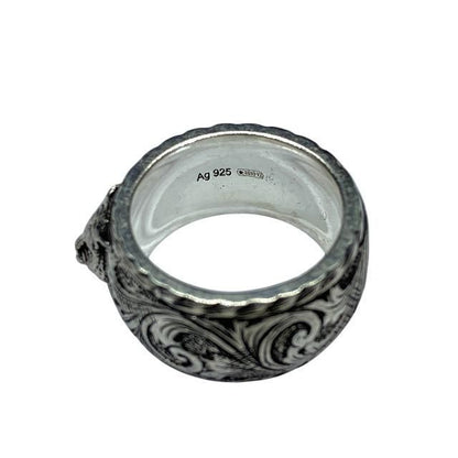 Gucci Cat Head Ring Jewelry Animal Sv925 Silver #8