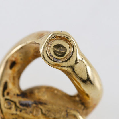 [dior] Christian Dior Vintage Gold Plated Ladies 5.2g Earring