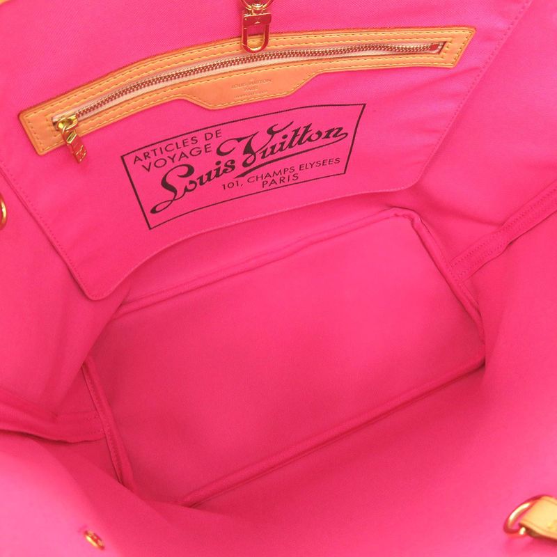 Louis Vuitton Neverfull MM Monogram Hand MOCA Limited M95560 Tote Bag Designed